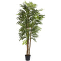 6' Bella Palm Tree w/1496 Lvs by Nearly Natural in Green
