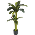 5'+ 3' Banana Tree w/Bananas x 2 by Nearly Natural in Green