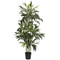 6' Bamboo Palm Tree w/606 Lvs by Nearly Natural in Green