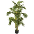 4' Areca Palm Tree w/560 Lvs by Nearly Natural in Green