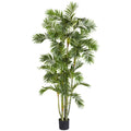 6' Areca Palm Tree w/1155 Lvs by Nearly Natural in Green