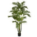 5' Biggy Style Areca Tree w/840 Lvs by Nearly Natural in Green