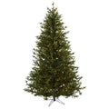 7.5' Classic Christmas Tree w/1410 Tips & 500 Clear Lights by Nearly Natural