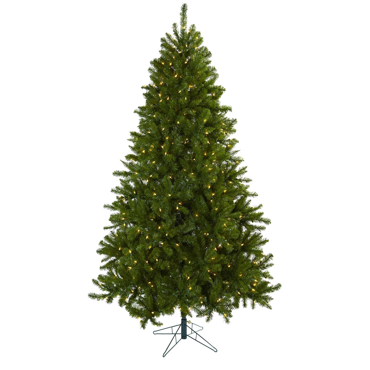 7.5' Windermere Christmas Tree w/1285 Tips & 550 Lights by Nearly Natural