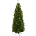 7.5' Cashmere Slim Christmas Tree w/864 Tips & 400 Lights by Nearly Natural