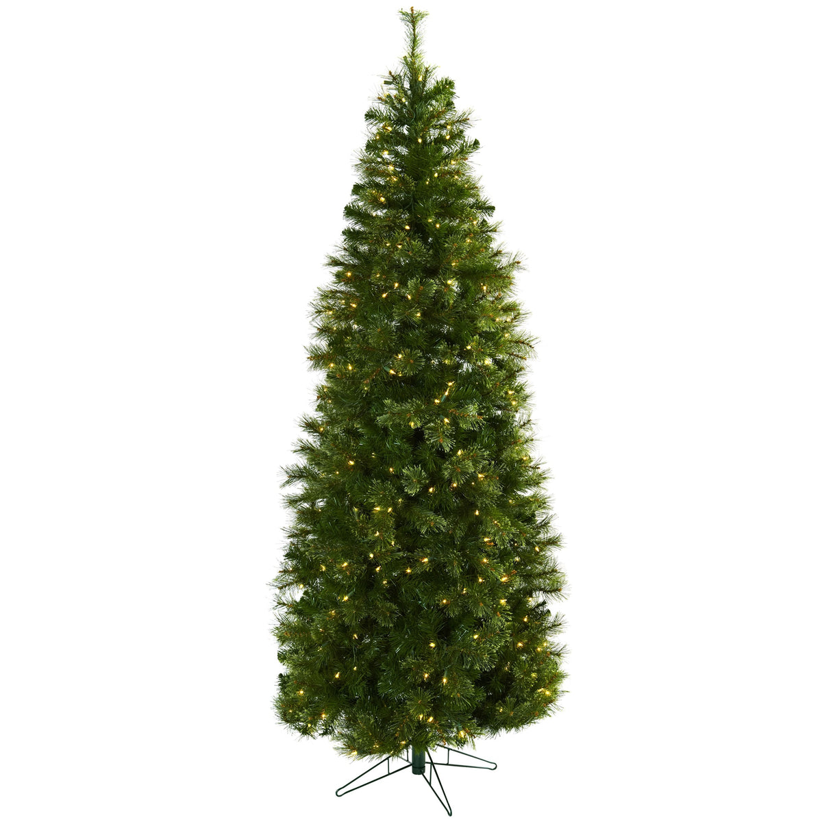 7.5' Cashmere Slim Christmas Tree w/864 Tips & 400 Lights by Nearly Natural
