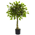 3' Ficus Tree UV Resistant w/504 Lvs(Indoor/Outdoor) by Nearly Natural