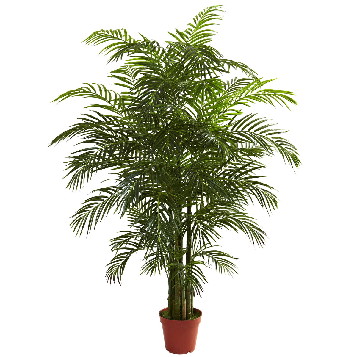 6.5' Areca Palm UV Resist x 8 w/1408 Lvs (Indoor/Outdoor) by Nearly Natural