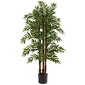 4' Parlour Palm Tree x 3 w/803 Lvs by Nearly Natural