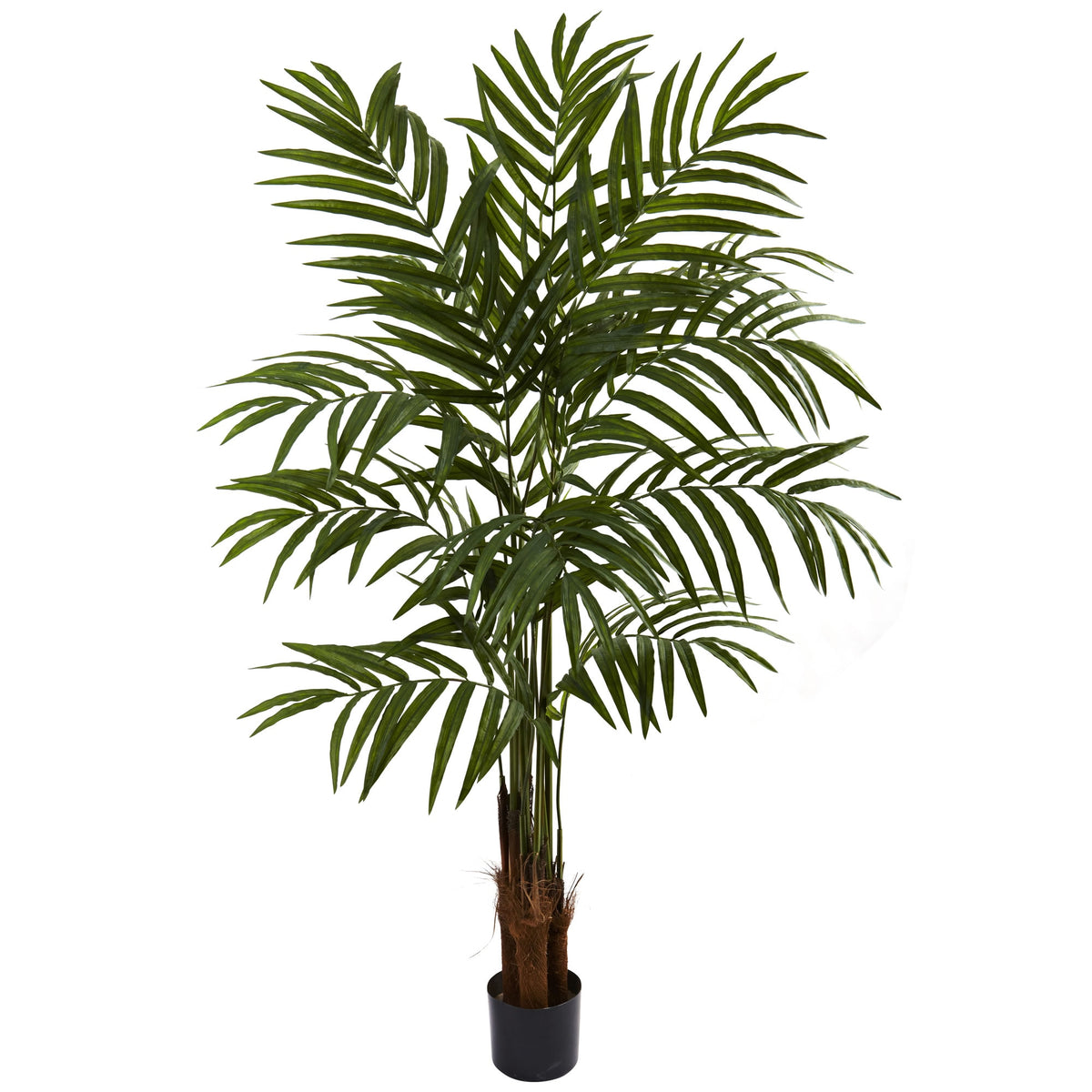 5' Big Palm Tree x 3 w/270 Lvs by Nearly Natural