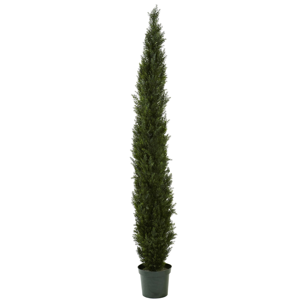 8' Mini Cedar Pine Tree w/4249 tips (Indoor/Outdoor) by Nearly Natural