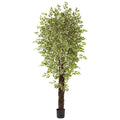 84" Mini Ficus Multi Creepers Trunk  x 4 w/4131 Lvs by Nearly Natural