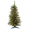 3' Christmas Tree w/Pine Cones 133 Tips & 100 Lights by Nearly Natural