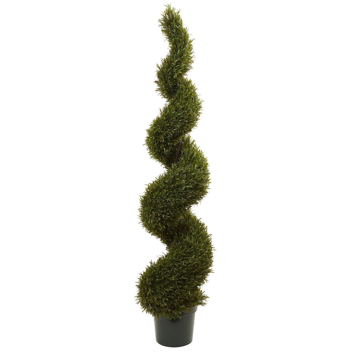 6' Rosemary Spiral Tree (Indoor/Outdoor) by Nearly Natural