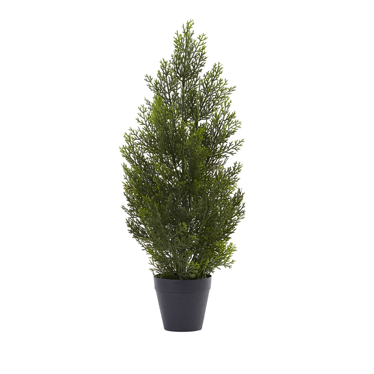 2' Mini Cedar Pine Tree (Indoor/Outdoor) by Nearly Natural