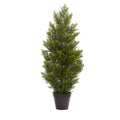 3' Mini Cedar Pine Tree (Indoor/Outdoor) by Nearly Natural