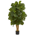 4' Fiddle Leaf Fig Tree by Nearly Natural
