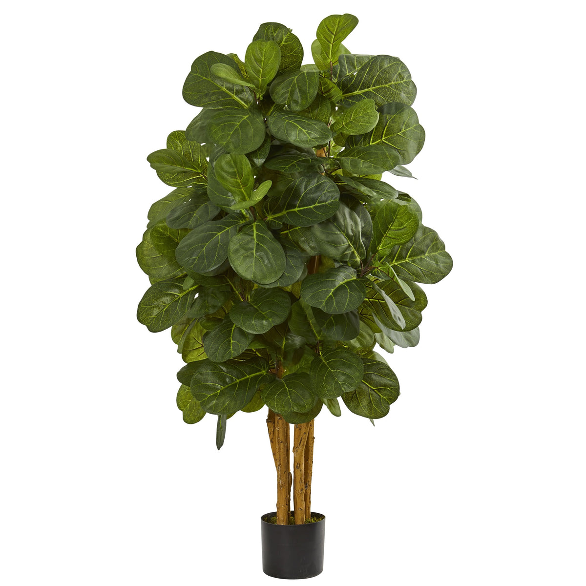 4' Fiddle Leaf Fig Tree by Nearly Natural