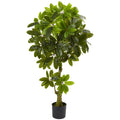 5' Schefflera Tree UV Resistant (Indoor/Outdoor) by Nearly Natural