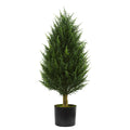3' Cypress Tower Tree UV Resistant (Indoor/Outdoor) by Nearly Natural