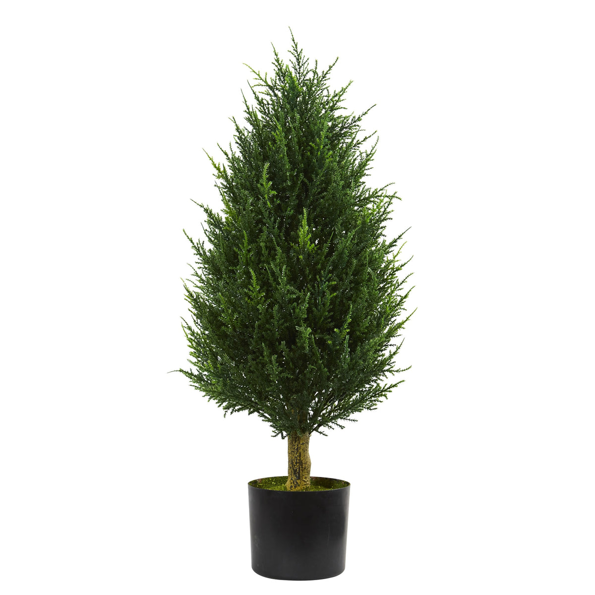 3' Cypress Tower Tree UV Resistant (Indoor/Outdoor) by Nearly Natural