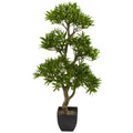 37" Bonsai Styled Podocarpus Artificial Tree by Nearly Natural