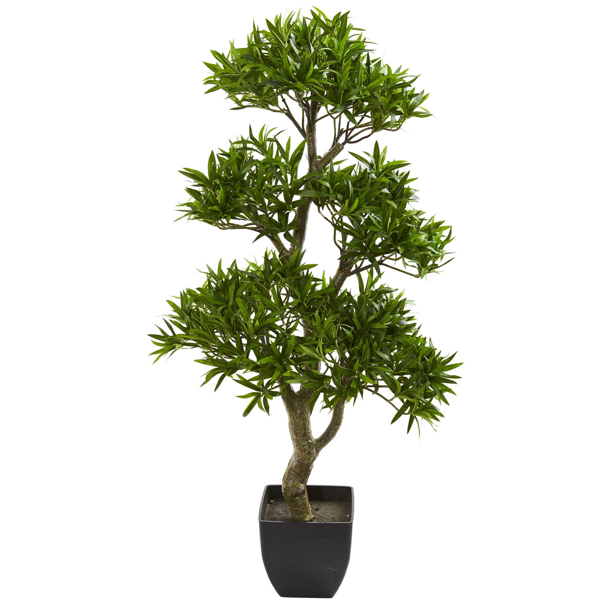 37" Bonsai Styled Podocarpus Artificial Tree by Nearly Natural