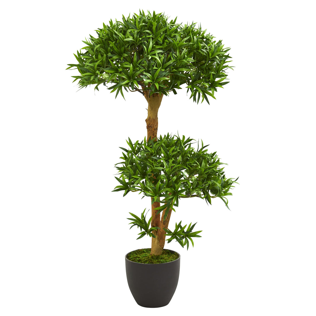 3' Bonsai Styled Podocarpus Artificial Tree by Nearly Natural
