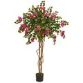 5.5' Bougainvillea Artificial Tree by Nearly Natural