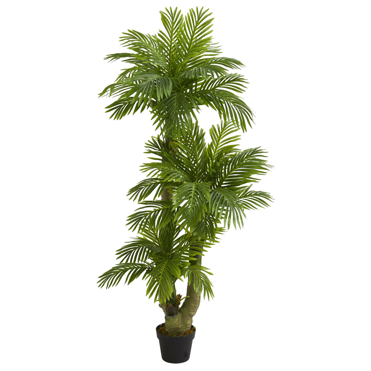 5' Triple Phoenix Palm Artificial Tree by Nearly Natural