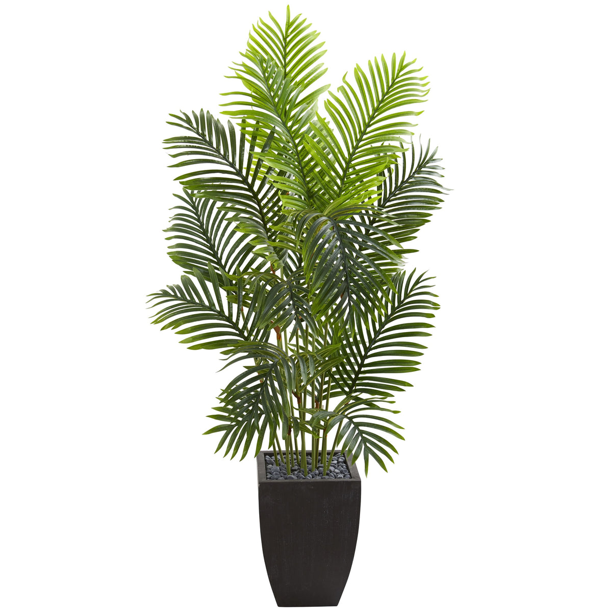 5.5' Paradise Palm Artificial Tree in Square Planter by Nearly Natural