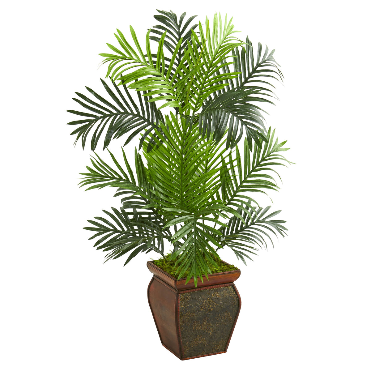 3' Paradise Palm Artificial Tree in Decorative Planter by Nearly Natural