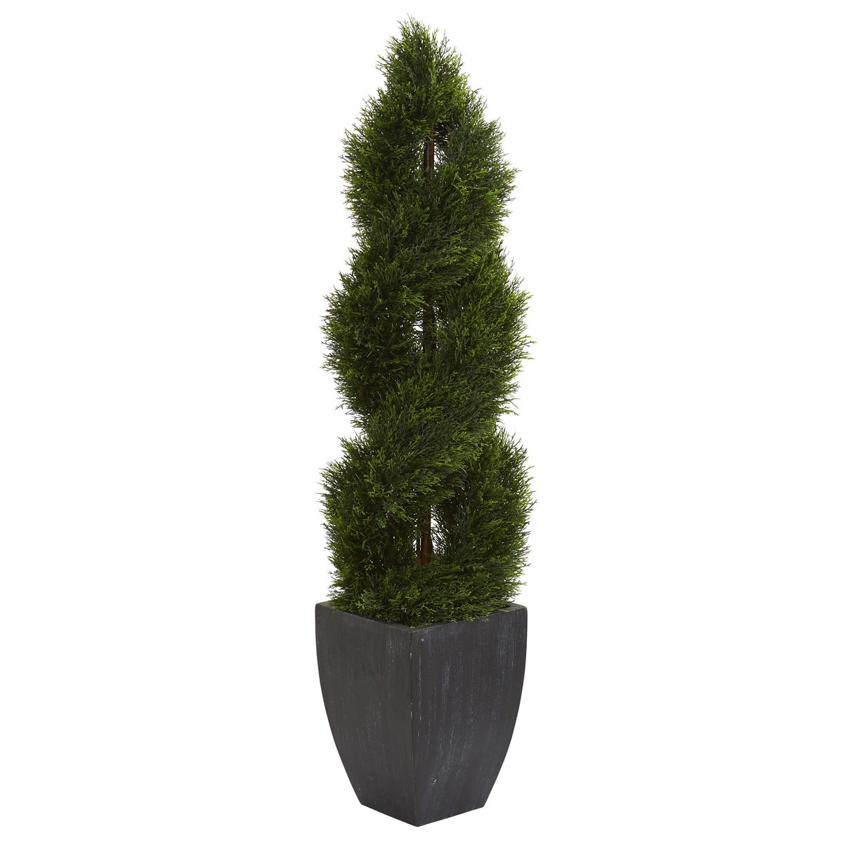 5' Pond Cypress Tree in Planter UV Res(Indoor/Outdoor) by Nearly Natural