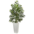 5' Areca Palm Tree in Planter UV Resistant (Indoor/Outdoor) by Nearly Natural