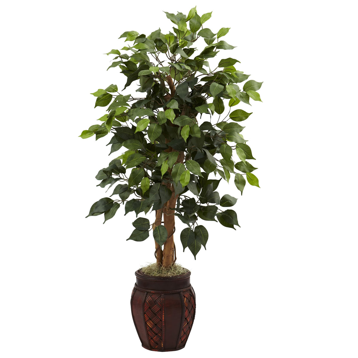44" Ficus Tree w/Decorative Planter by Nearly Natural