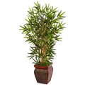 3.5' Bamboo Tree in Decorative Planter by Nearly Natural