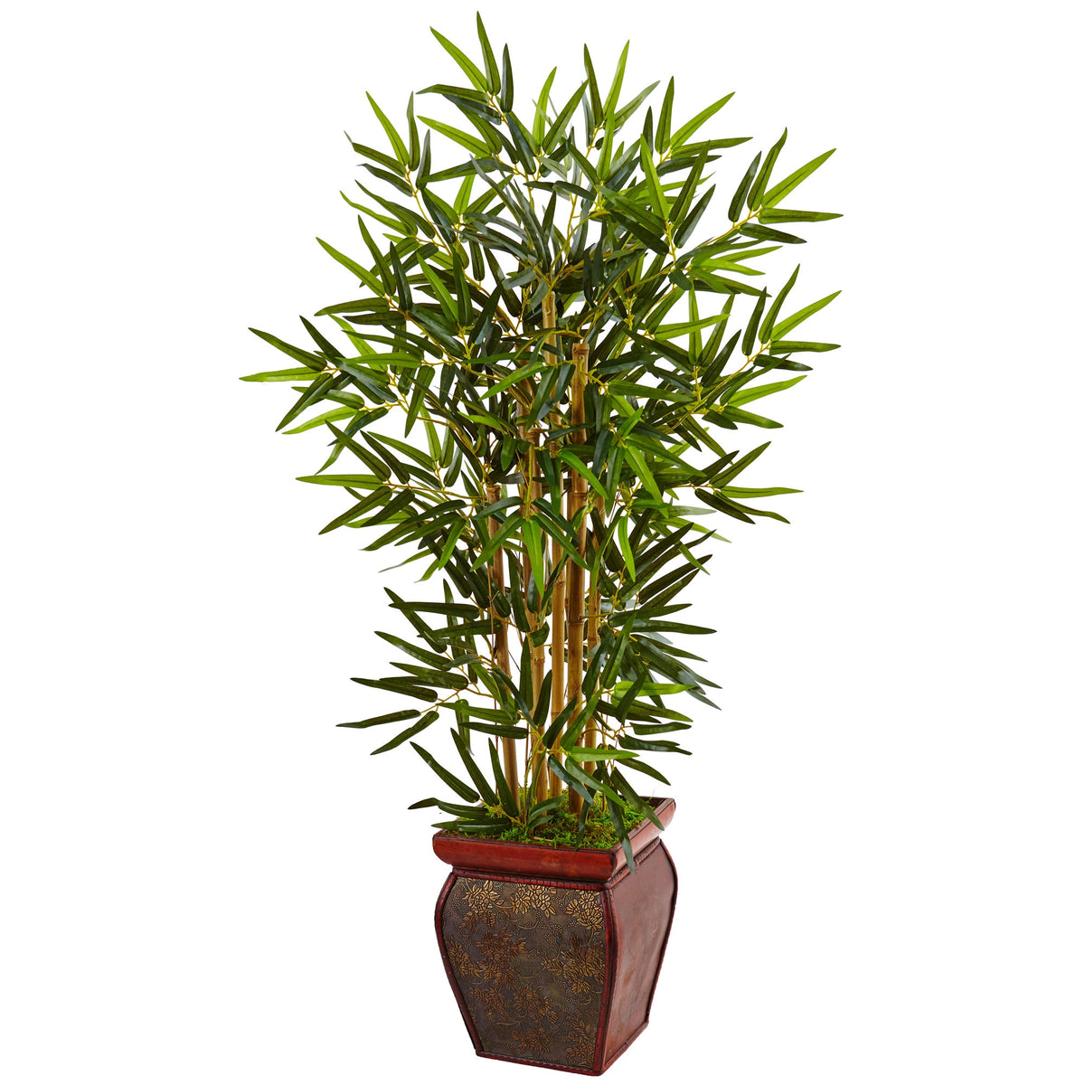 3.5' Bamboo Tree in Decorative Planter by Nearly Natural