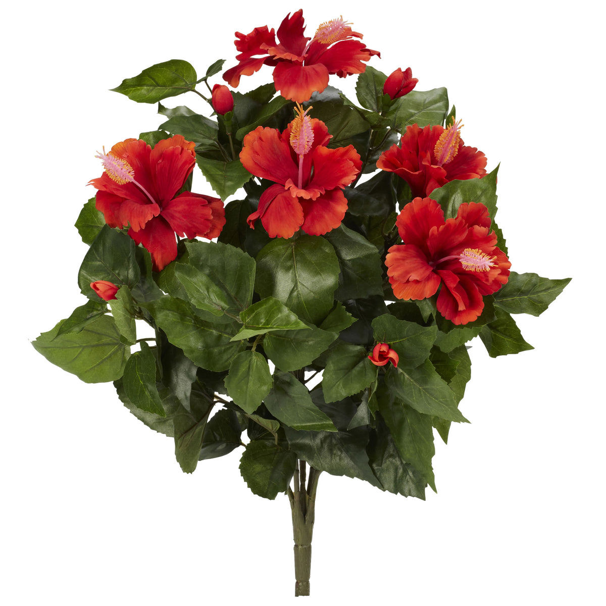 20" Hibiscus Artificial Plant (Set of 4) by Nearly Natural
