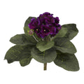 11" Gloxina Artificial Plant (Set of 4) by Nearly Natural