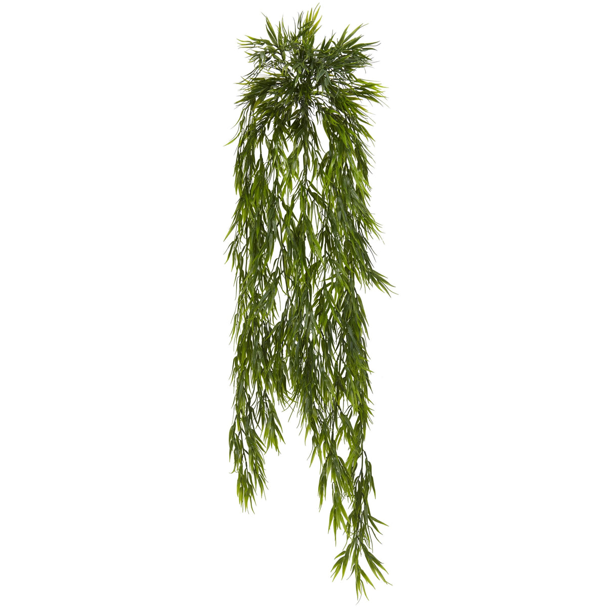 43" Mini Bamboo Hanging Bush (Set of 2) by Nearly Natural