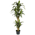 5' Yucca Silk Plant by Nearly Natural in Green