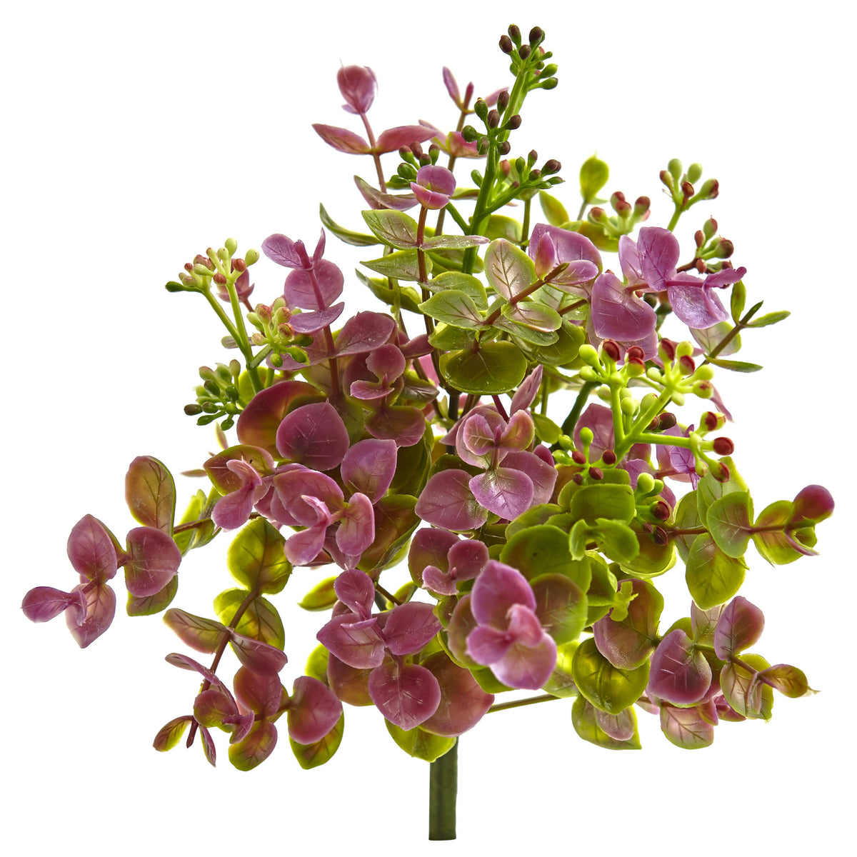 8" Eucalyptus and Sedum Artificial Plant (Set of 12) by Nearly Natural
