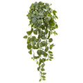 36" Fittonia Artificial Hanging Bush (Set of 2)(Real Touch) by Nearly Natural