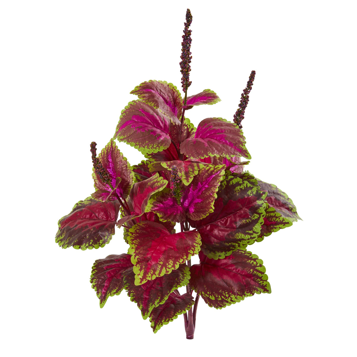 23" Coleus Bush Artificial Plant (Set of 6) by Nearly Natural