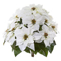 24" Poinsettia Artificial Plant (Set of 2) by Nearly Natural