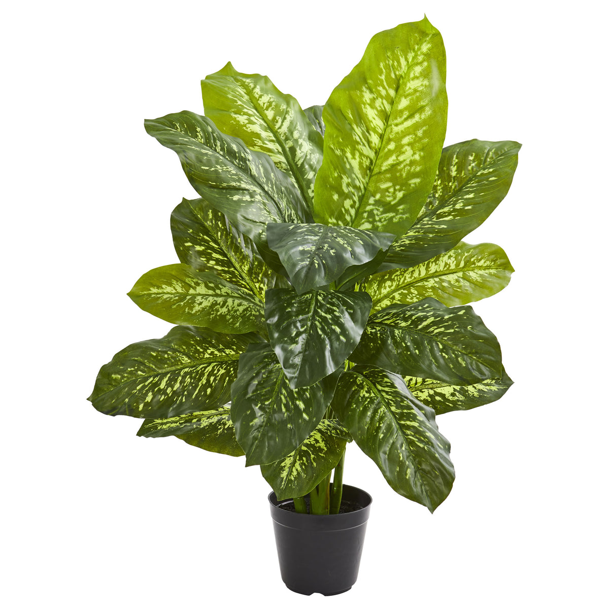 34" Dieffenbachia Artificial Plant (Real Touch) by Nearly Natural