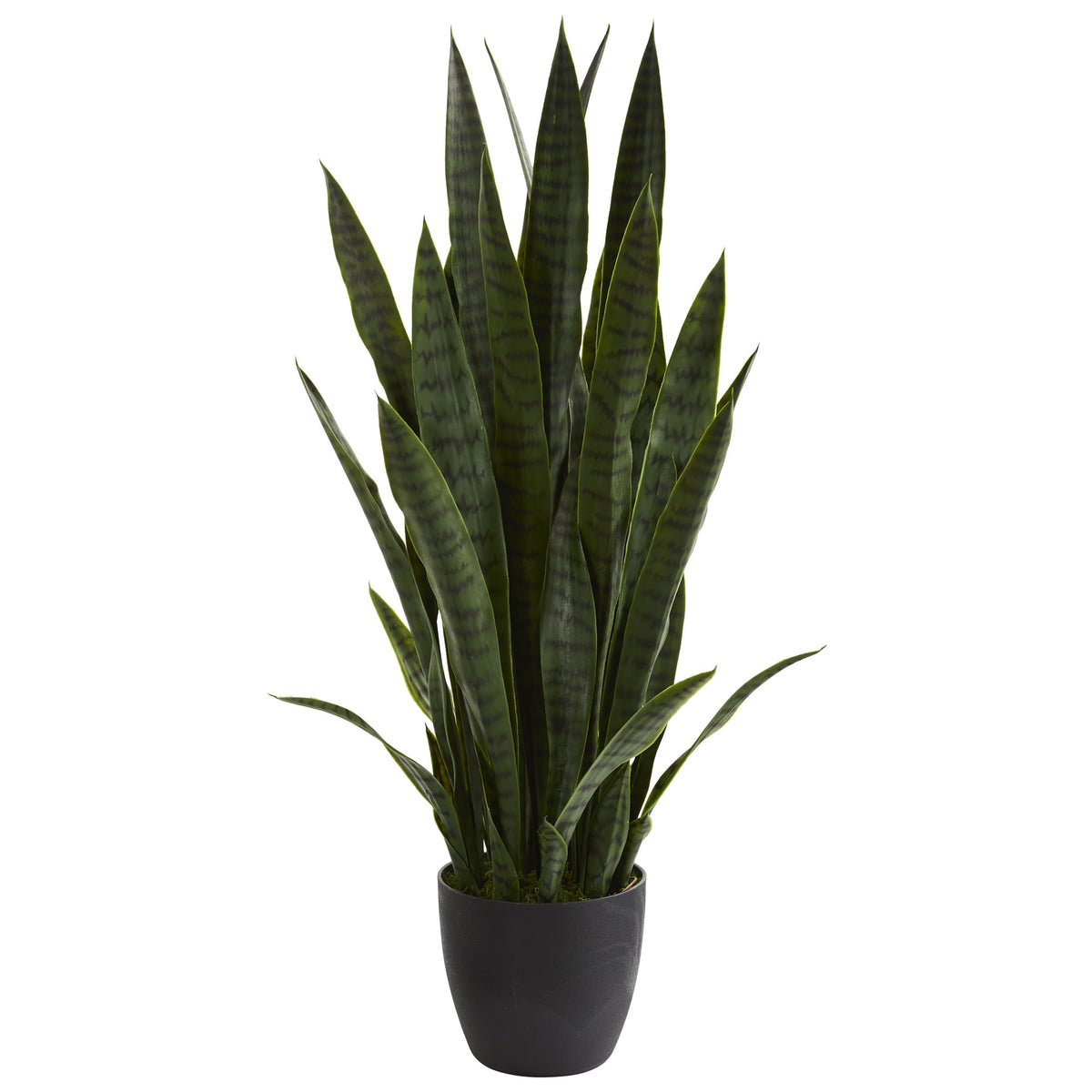38" Sansevieria Artificial Plant by Nearly Natural in Green