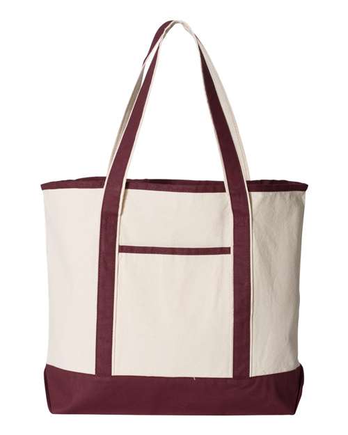 Q-Tees 45695 in Natural/ Maroon