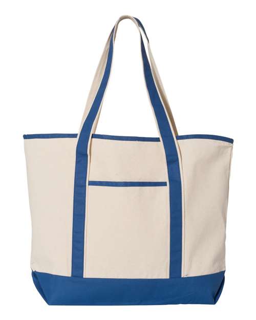 Q-Tees 45695 in Natural/ Royal
