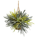 30" Staghorn Hanging Basket by Nearly Natural